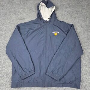 Gear for Sports Mens XXL Navy Clemson Tigers Paw Logo Hooded Jacket